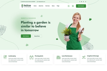 Gettree – Garden & Landscaping XD Template