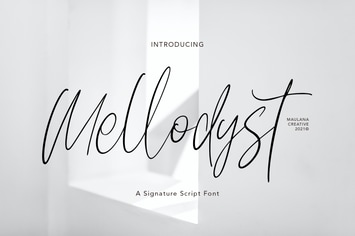 Mellodyst Signature Font