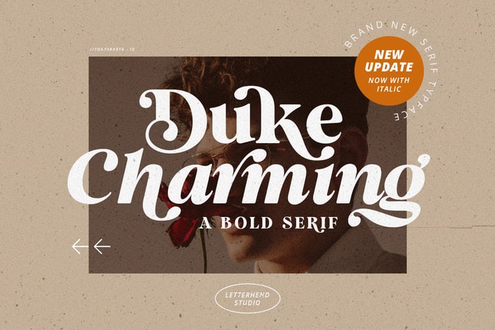 Duke Charming - A Unique Bold Serif