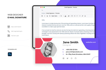 Designer E-mail Signature Template
