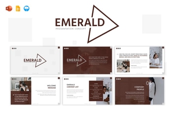 Emerald - GSLIDE KEY PPTX TEMPLATE
