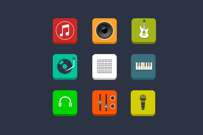9 Music and Audio Icons