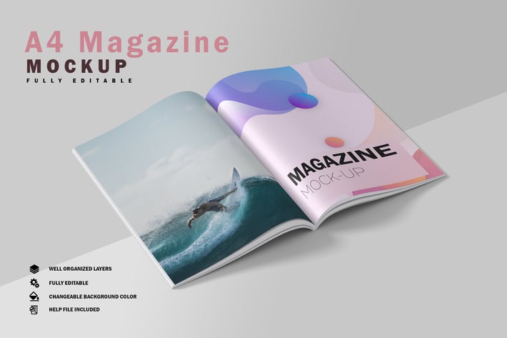 Magazine Mockup V.5
