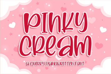 Pinky Cream - a Quirky Font