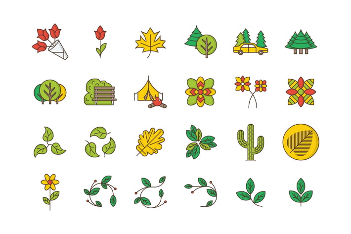 35 Nature & Outdoors Icons 
