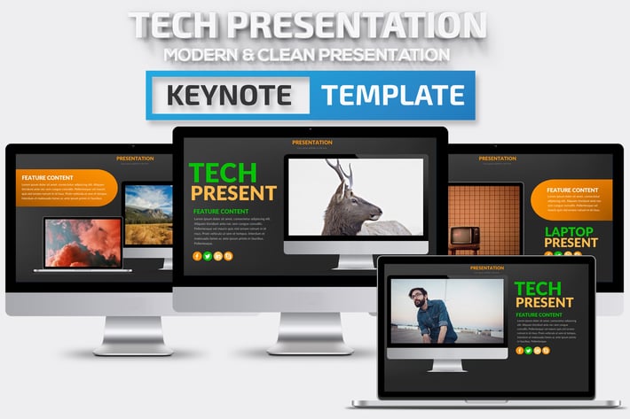 Tech Keynote Presentation Template