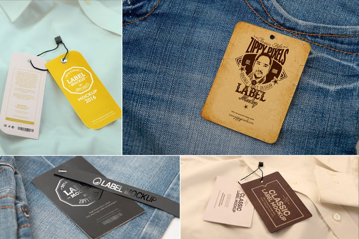 Label Tag Mockups
