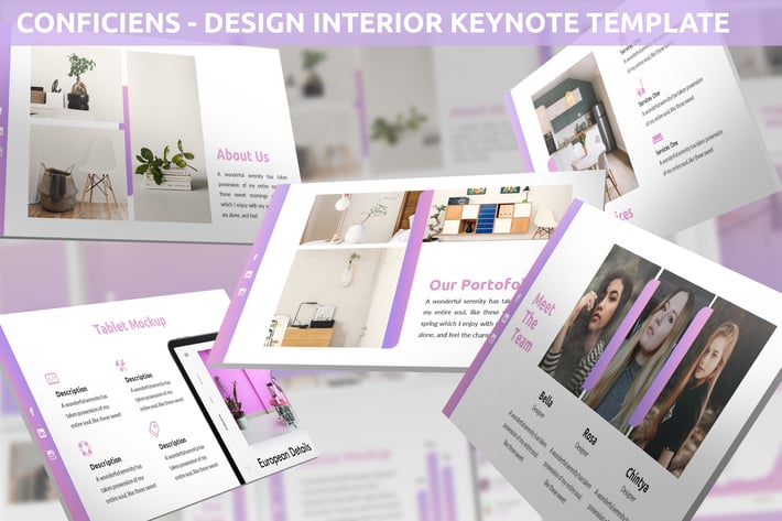 Conficiens - Design Interior Keynote Template