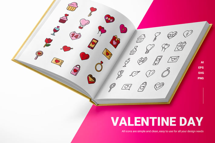 Valentine Day - Icons