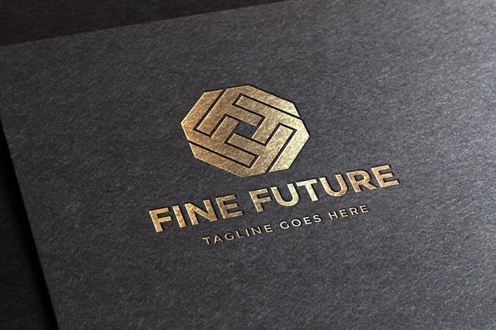 Fine Future Letter F Logo Template