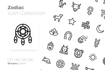 Zodiac Outline Icon
