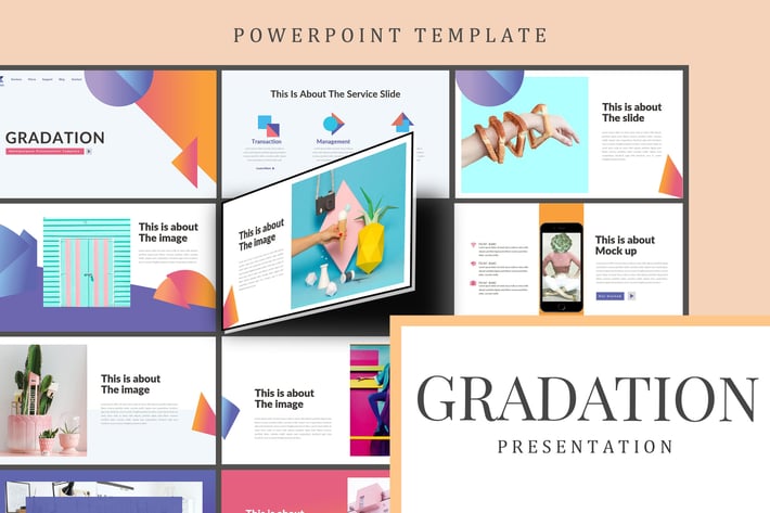 Gradation - Elegant Beautiful Powerpoint Template