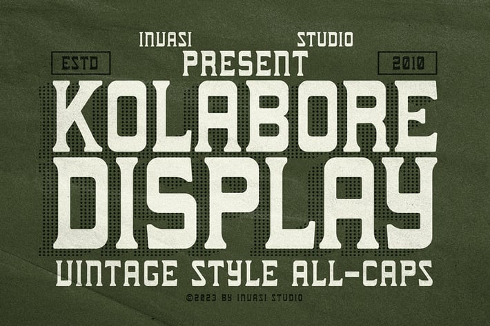 Kolabore - vintage Display