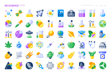60 Science Icons