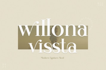willona vissta Modern Ligature Serif 