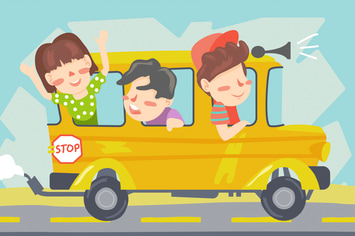School Bus Illustration