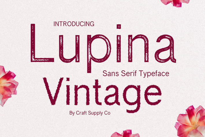 Lupina Vintage – Sans Serif Font