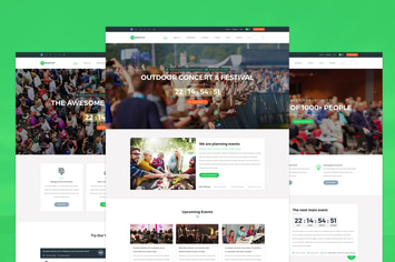 Smartup - Event Management PSD template