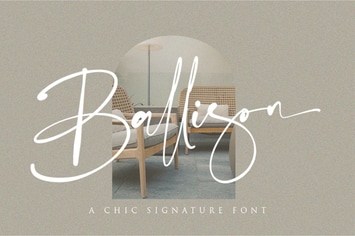 Ballison - Script Font