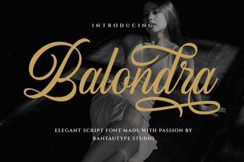 Balondra Elegant Script Font
