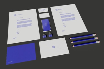Office Stationery Mockup.