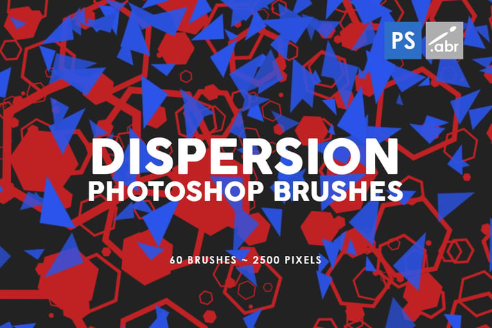 60 Dispersion Photoshop Stamp Brushes