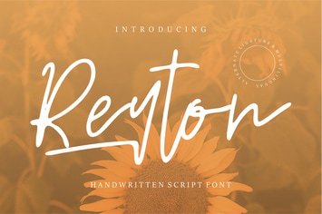 Reyton | Handwritten Script Font