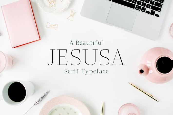 Jesusa Serif Font Family Pack