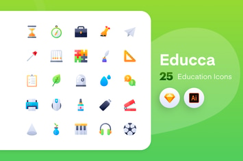 Educca - Education icons Vol.4