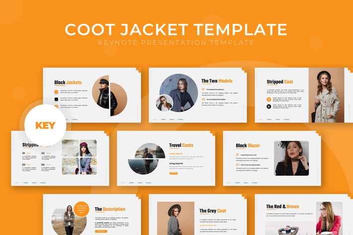 Coat Jacket - Keynote Template