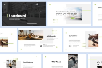Skateboard Powerpoint Presentation Template