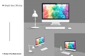 Simple Imac Mockup