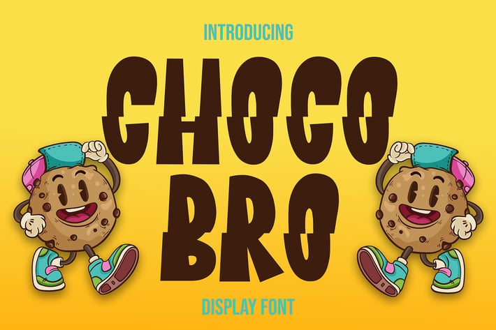 Choco Bro - Fun and Distorted font