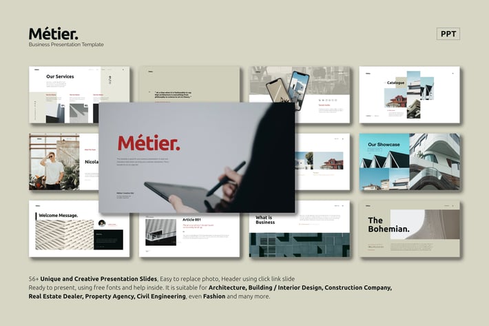 Métier Presentation Powepoint