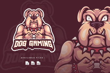 Bulldog Gaming Mascot Logo