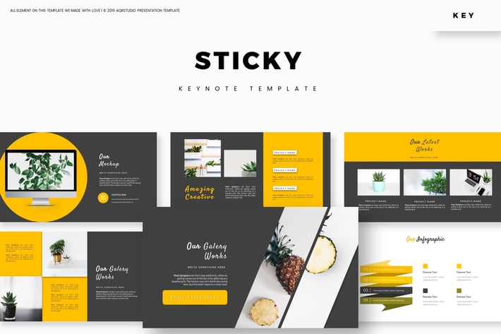 Sticky - Keynote Template