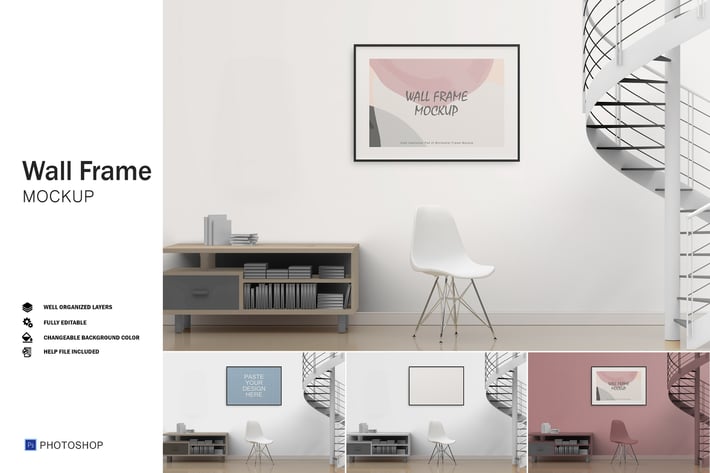 Wall Frame Mockup