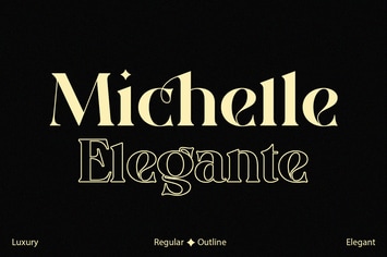 Michelle Elegante duo font