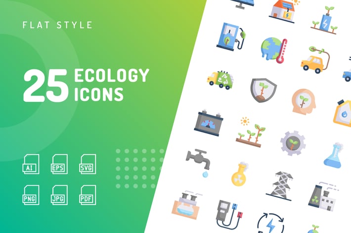 Ecology Flat Icons