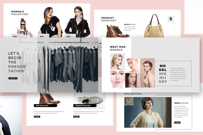 Fashion Lookbook Powerpoint Template