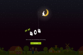 Sunset - Creative Animated 404 Page