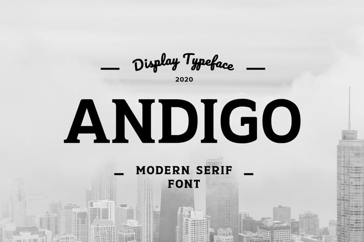 Andigo Display Serif Font