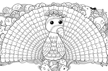 Peacock Doodle