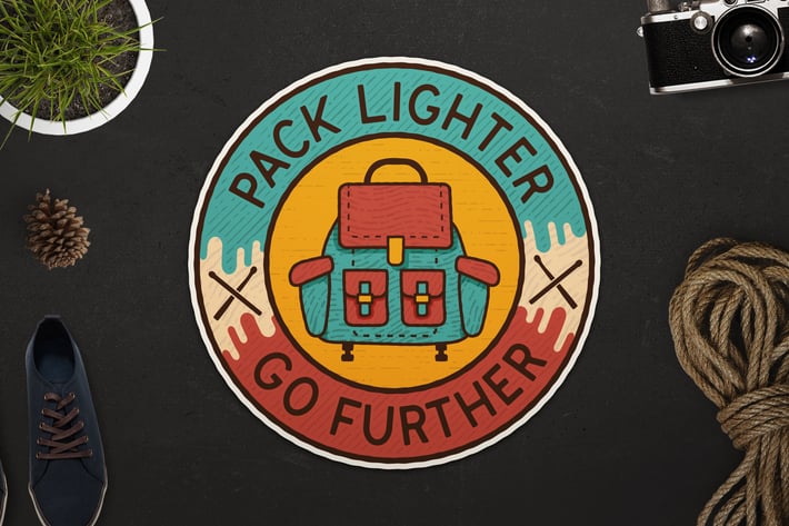 Retro Adventure Badge / Vintage Travel Logo