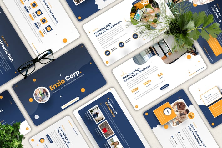 Enzio - Finance Powerpoint Template