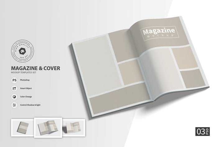 Magazine vol.01 - Mockup