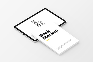 Book & iPad Mockup
