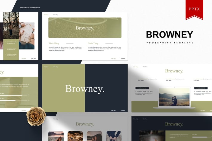 Browney | Powerpoint Template