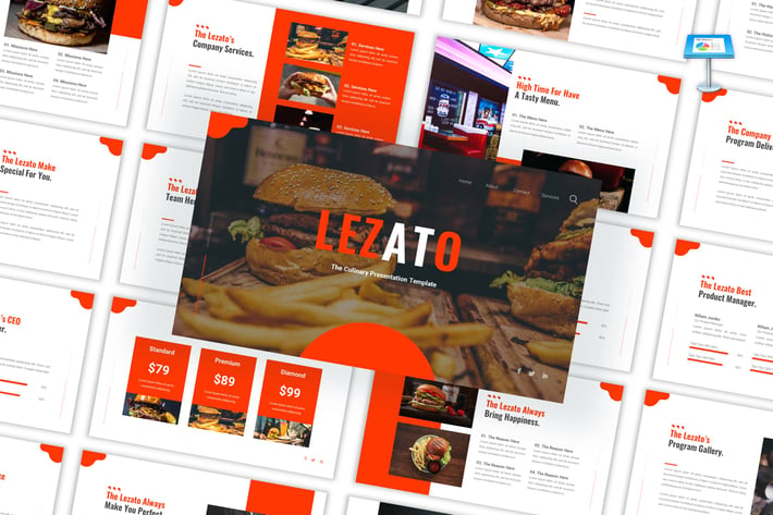 Lezato - Culinary Keynote Template