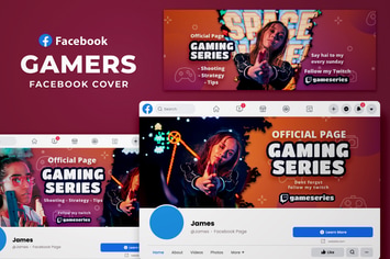  Facebook Cover - Gaming Fans Page